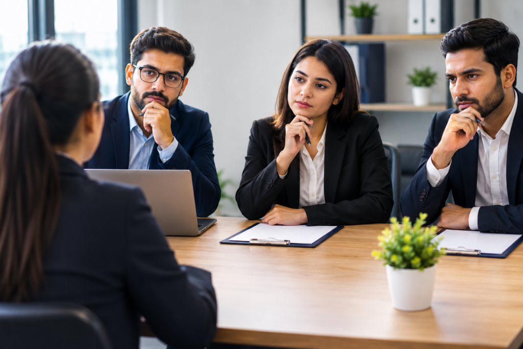 Interviewers assessing candidate without poor hiring documentation standards